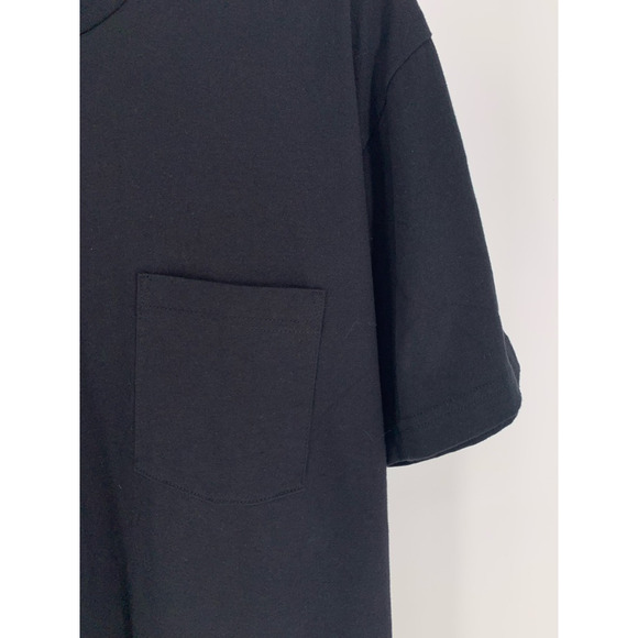 Local Authority T-Shirt Black Pocket Blank Tee L - Picture 3 of 5